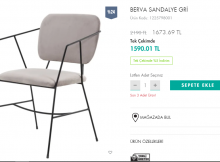 Mudo Sandalye Modelleri Fiyatları